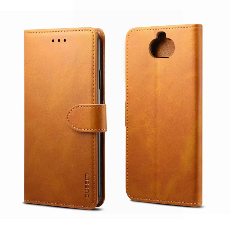For Sony Xperia 8 / Xperia 20 GUSSIM Business Style Horizontal Flip Leather Case with Holder & Card Slots & Wallet