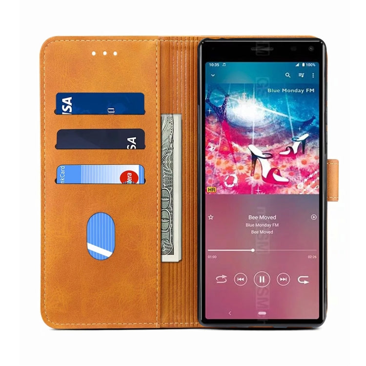 For Sony Xperia 8 / Xperia 20 GUSSIM Business Style Horizontal Flip Leather Case with Holder & Card Slots & Wallet
