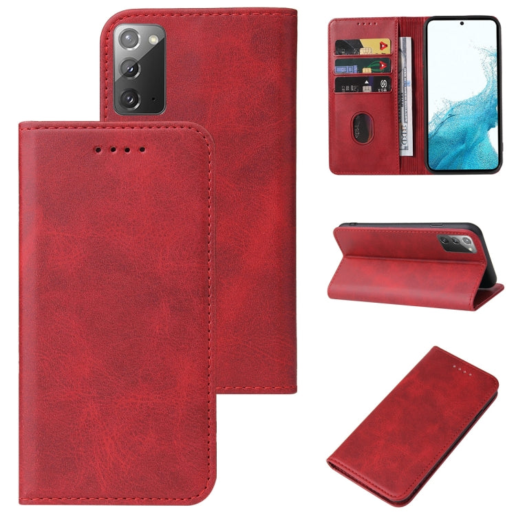 For Samsung Galaxy A03s Calf Texture Magnetic Flip Leather Phone Case