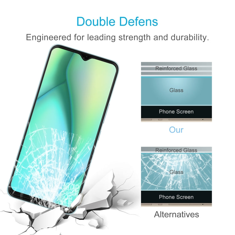For Itel Vision 3 Plus 50 PCS 0.26mm 9H 2.5D Tempered Glass Film