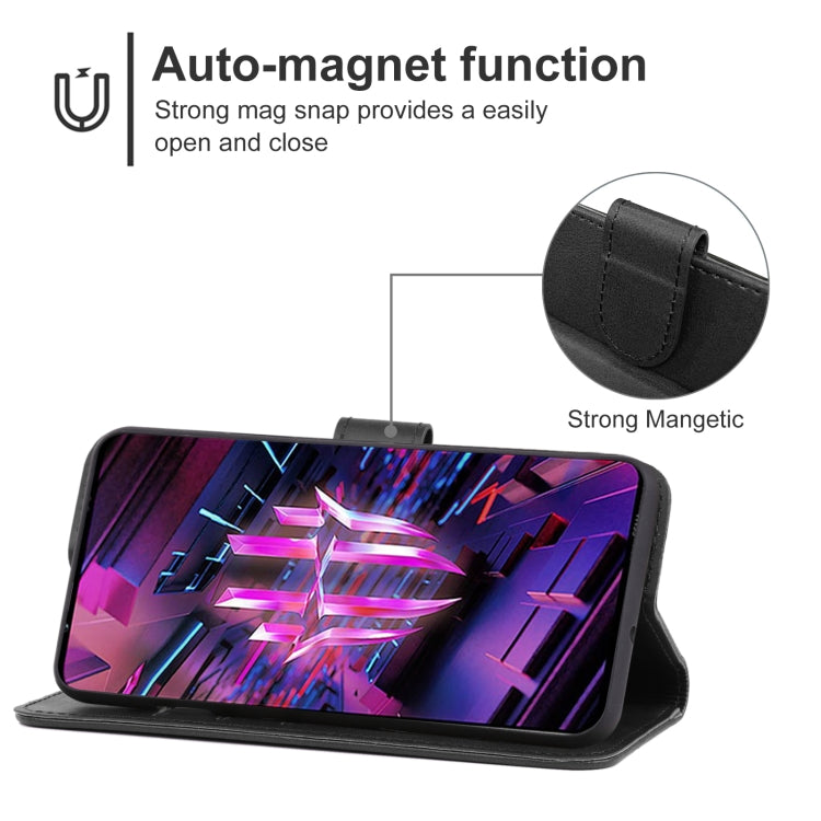 For ZTE Nubia Red Magic 7S Leather Phone Case