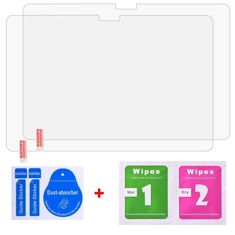 2 PCS 9H 0.3mm Explosion-proof Tempered Glass Film For Teclast M40 Air