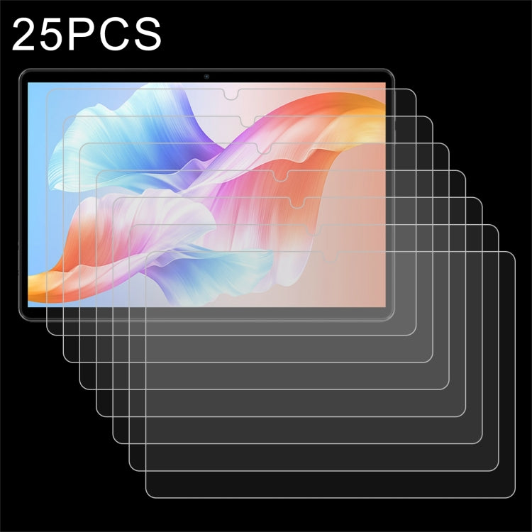 25 PCS 9H 0.3mm Explosion-proof Tempered Glass Film For Teclast P25
