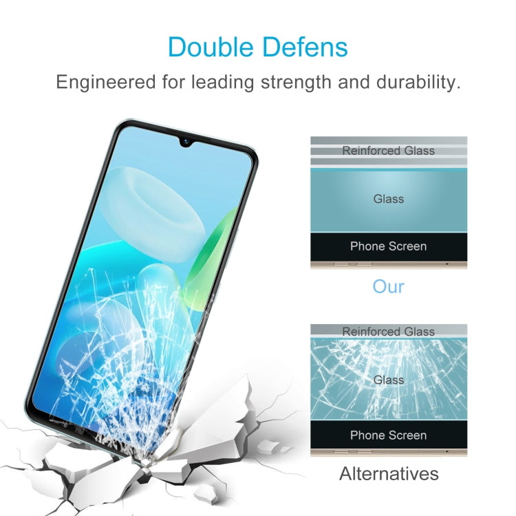 50 PCS 0.26mm 9H 2.5D Tempered Glass Film For vivo Y55