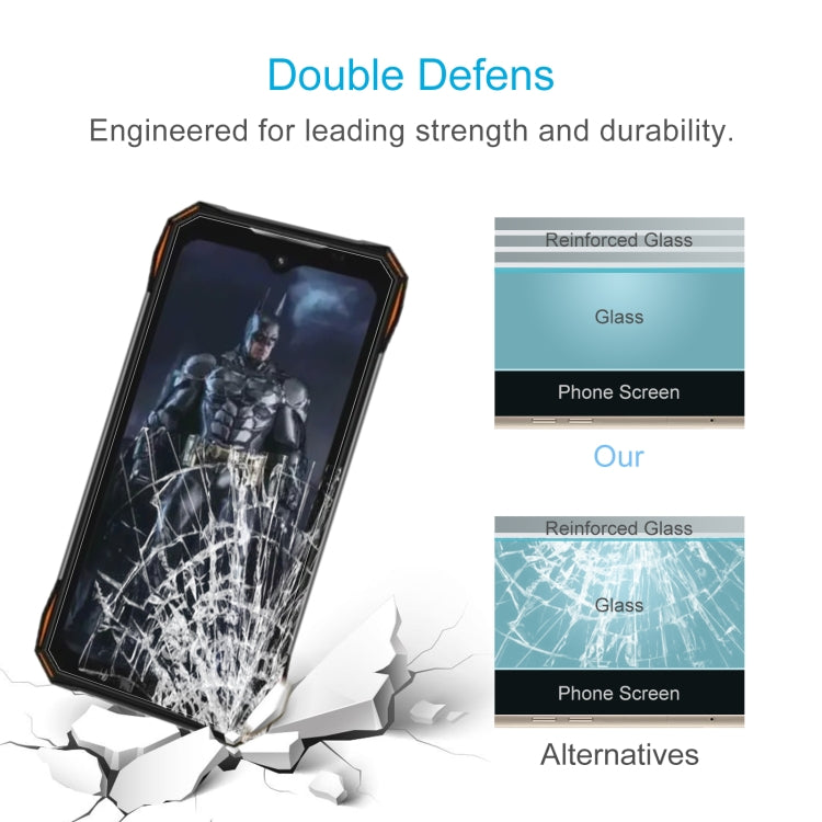 50 PCS 0.26mm 9H 2.5D Tempered Glass Film For Doogee S89 Pro
