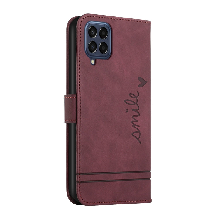 For Samsung Galaxy M53 Retro Skin Feel Horizontal Flip Leather Phone Case