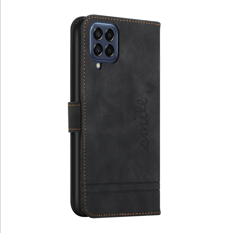 For Samsung Galaxy M53 Retro Skin Feel Horizontal Flip Leather Phone Case