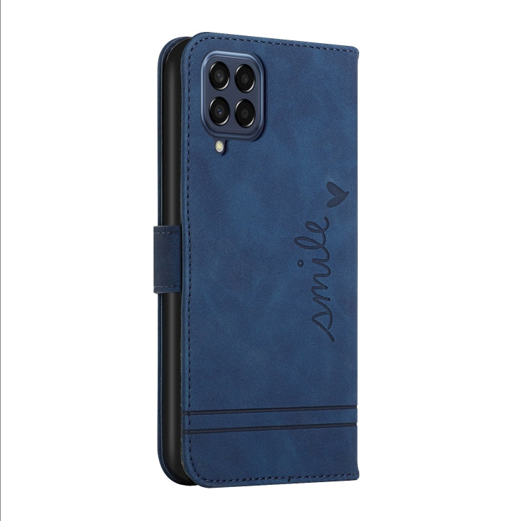 For Samsung Galaxy M53 Retro Skin Feel Horizontal Flip Leather Phone Case