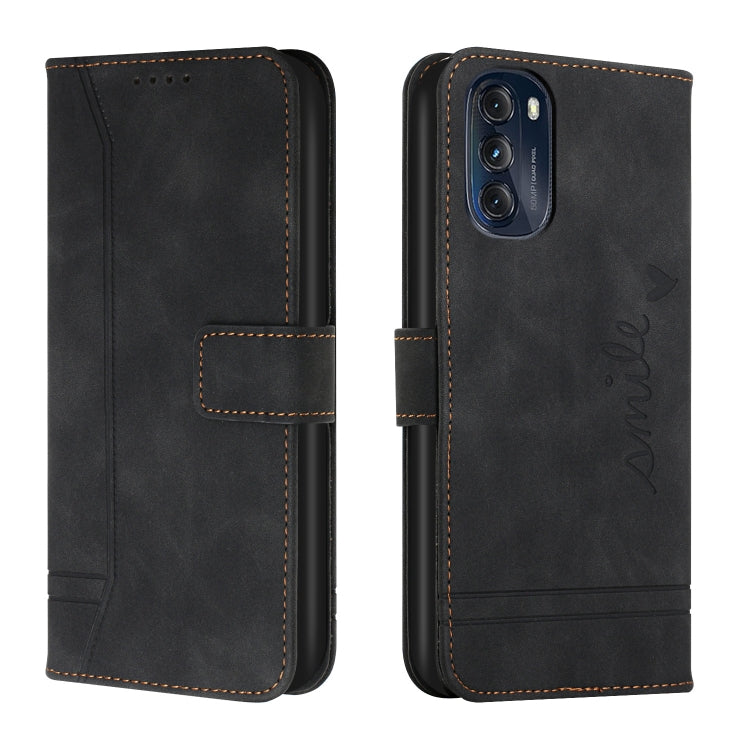 For Motorola Moto G 2022 Retro Skin Feel Horizontal Flip Leather Phone Case