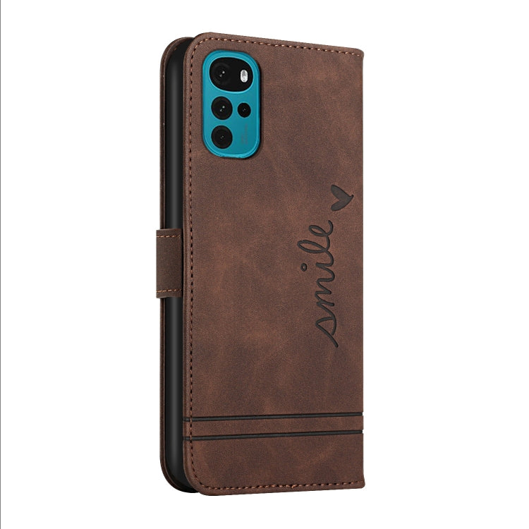 For Motorola Moto G22 Retro Skin Feel Horizontal Flip Leather Phone Case