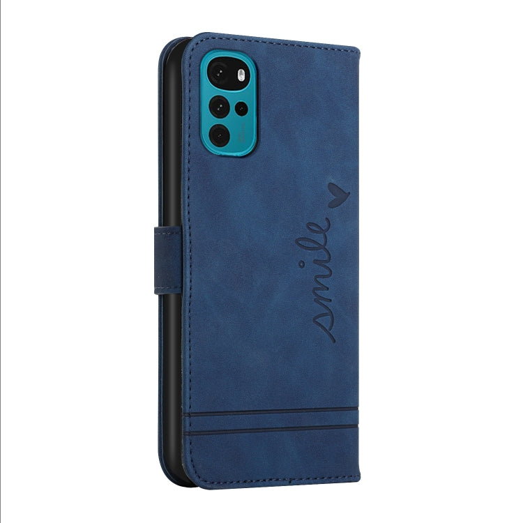 For Motorola Moto G22 Retro Skin Feel Horizontal Flip Leather Phone Case