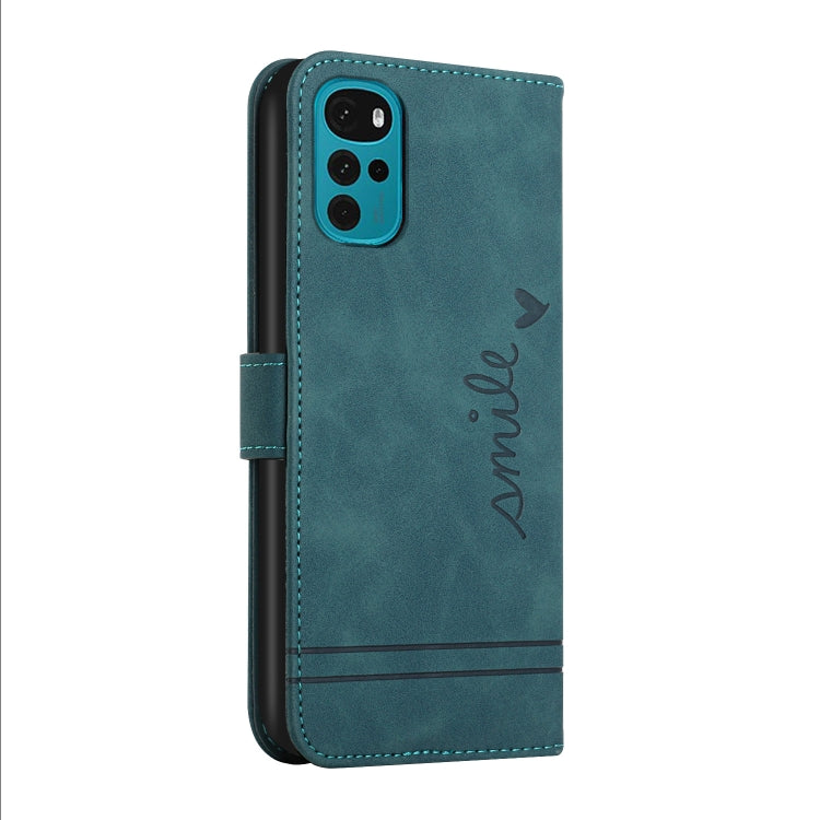 For Motorola Moto G22 Retro Skin Feel Horizontal Flip Leather Phone Case