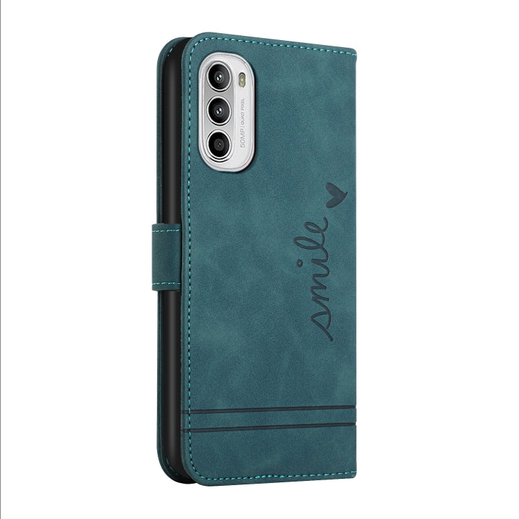 For Motorola Moto G52 Retro Skin Feel Horizontal Flip Leather Phone Case