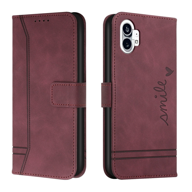 For Nothing Phone 1 Retro Skin Feel Horizontal Flip Leather Phone Case