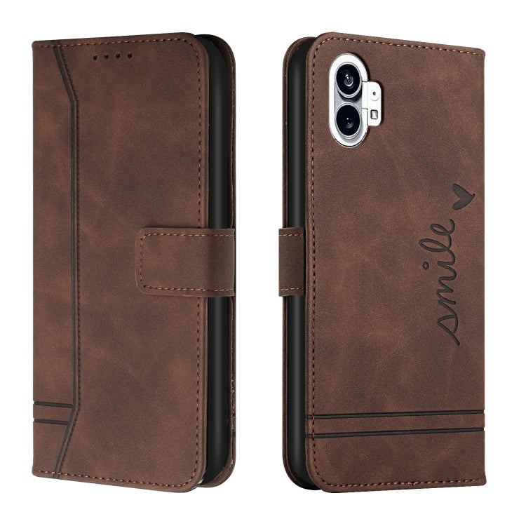 For Nothing Phone 1 Retro Skin Feel Horizontal Flip Leather Phone Case