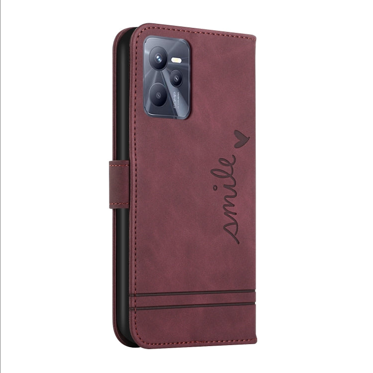 For Realme C35 Retro Skin Feel Horizontal Flip Leather Phone Case