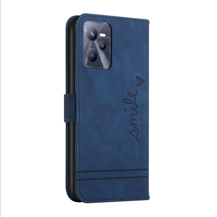 For Realme C35 Retro Skin Feel Horizontal Flip Leather Phone Case