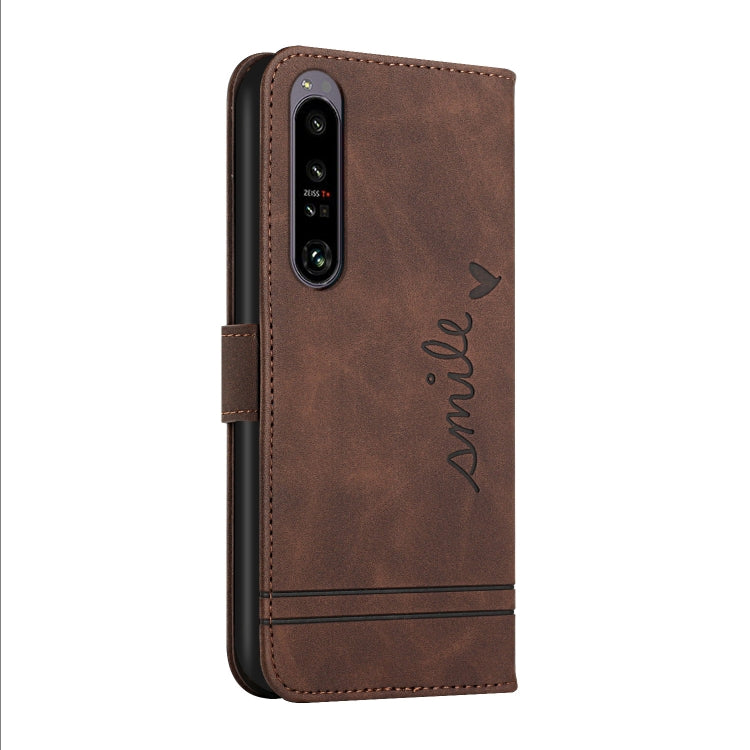 For Sony Xperia 1 IV Retro Skin Feel Horizontal Flip Leather Phone Case