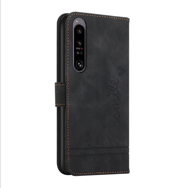 For Sony Xperia 1 IV Retro Skin Feel Horizontal Flip Leather Phone Case