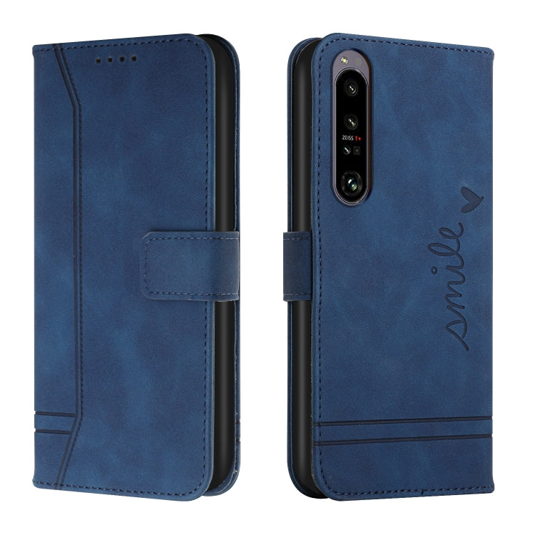 For Sony Xperia 1 IV Retro Skin Feel Horizontal Flip Leather Phone Case