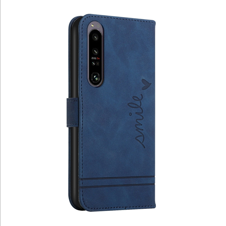 For Sony Xperia 1 IV Retro Skin Feel Horizontal Flip Leather Phone Case