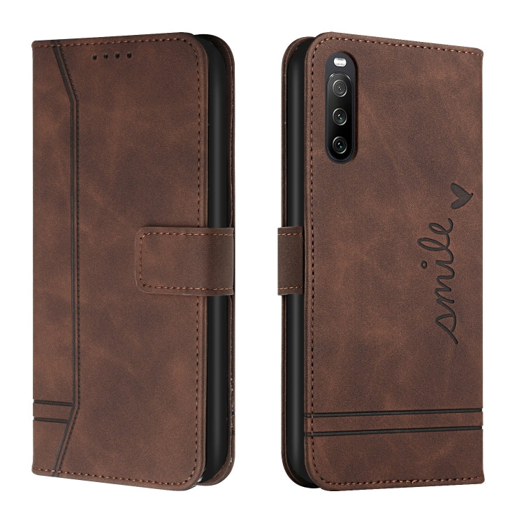 For Sony Xperia 10 IV Retro Skin Feel Horizontal Flip Leather Phone Case
