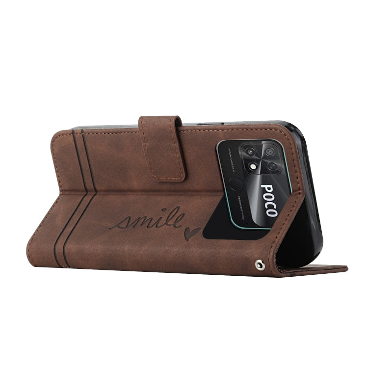 For Xiaomi Poco C40 Retro Skin Feel Horizontal Flip Leather Phone Case