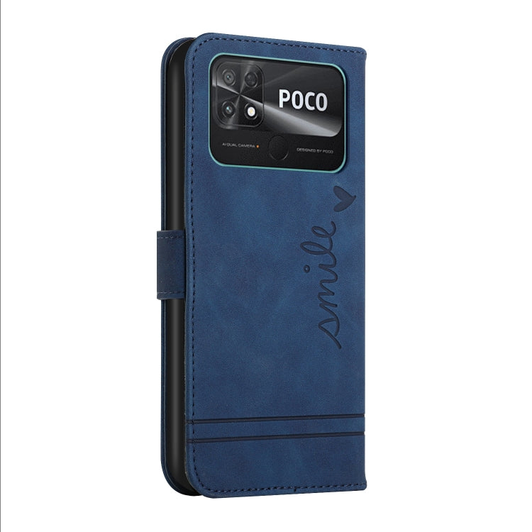 For Xiaomi Poco C40 Retro Skin Feel Horizontal Flip Leather Phone Case