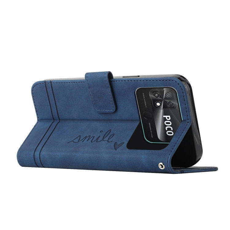 For Xiaomi Poco C40 Retro Skin Feel Horizontal Flip Leather Phone Case