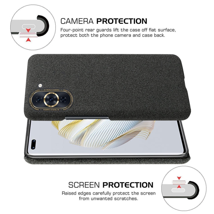 For Huawei nova 10 Pro Cloth Coated Hard Plastic Phone Case