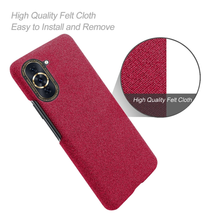 For Huawei nova 10 Pro Cloth Coated Hard Plastic Phone Case