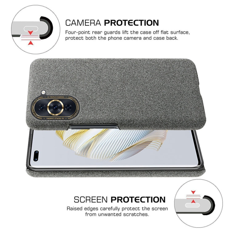 For Huawei nova 10 Pro Cloth Coated Hard Plastic Phone Case