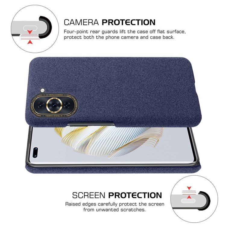 For Huawei nova 10 Pro Cloth Coated Hard Plastic Phone Case