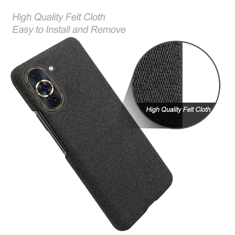 For Huawei nova 10 Cloth Coated Hard Plastic Phone Case