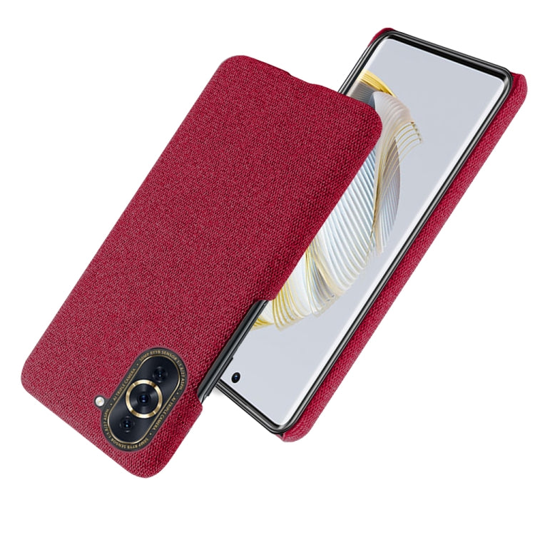 For Huawei nova 10 Cloth Coated Hard Plastic Phone Case