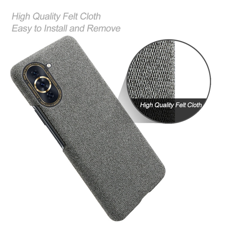 For Huawei nova 10 Cloth Coated Hard Plastic Phone Case
