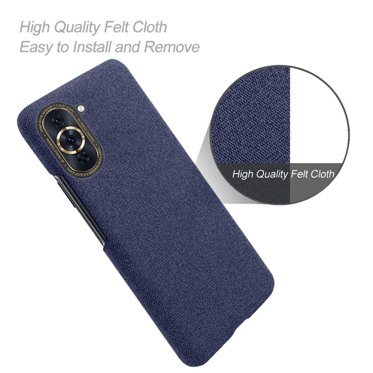 For Huawei nova 10 Cloth Coated Hard Plastic Phone Case