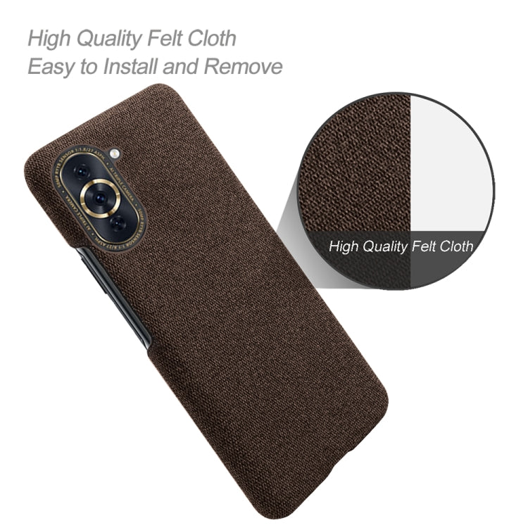 For Huawei nova 10 Cloth Coated Hard Plastic Phone Case