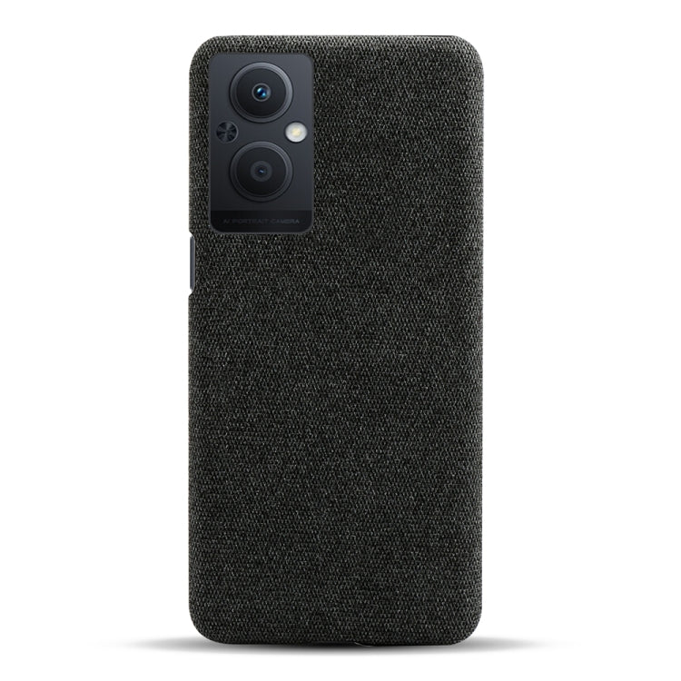 For OPPO Reno8 Lite Cloth Coated Hard Plastic Phone Case