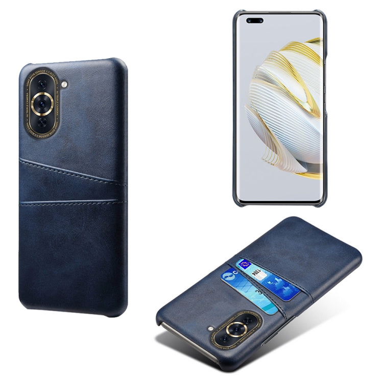 For Huawei nova 10 Pro Calf Texture Card Slots PC+PU Leather Phone Case