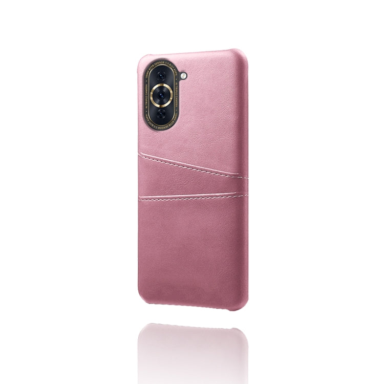 For Huawei nova 10 Calf Texture Card Slots PC+PU Leather Phone Case