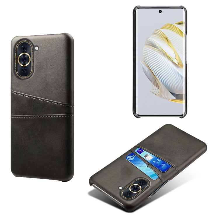 For Huawei nova 10 Calf Texture Card Slots PC+PU Leather Phone Case