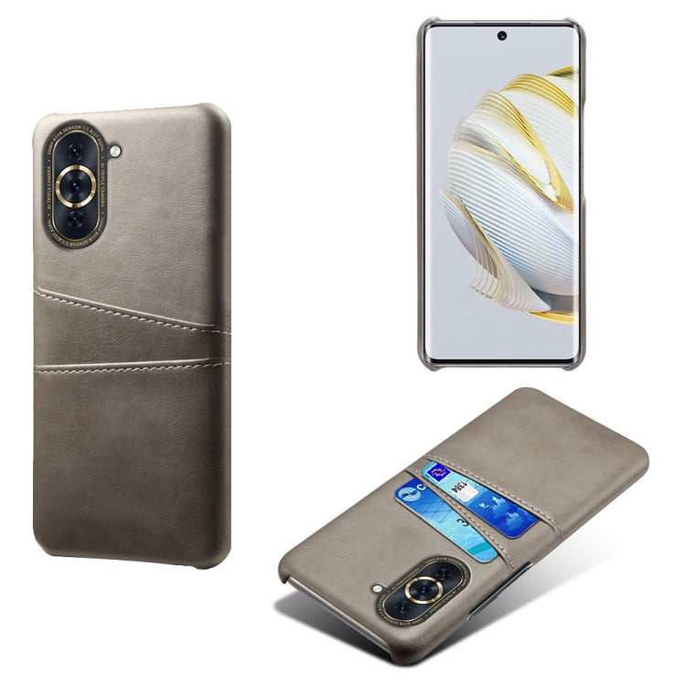 For Huawei nova 10 Calf Texture Card Slots PC+PU Leather Phone Case