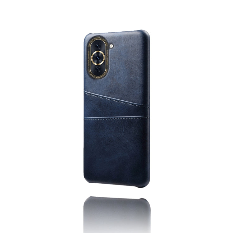For Huawei nova 10 Calf Texture Card Slots PC+PU Leather Phone Case