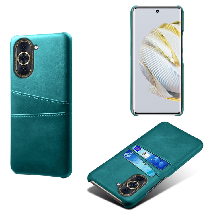 For Huawei nova 10 Calf Texture Card Slots PC+PU Leather Phone Case