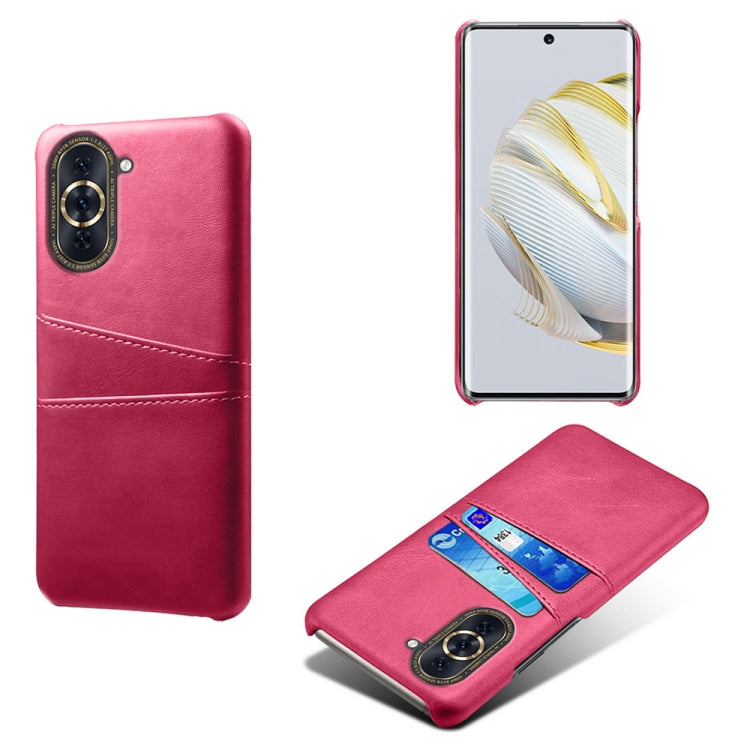 For Huawei nova 10 Calf Texture Card Slots PC+PU Leather Phone Case