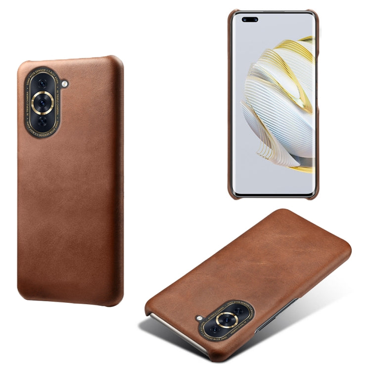 For Huawei nova 10 Pro Calf Texture PC + PU Phone Case