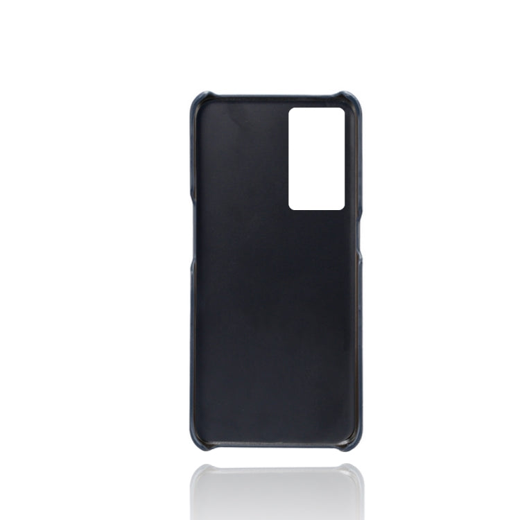 For OPPO Reno8 Lite Calf Texture PC + PU Phone Case