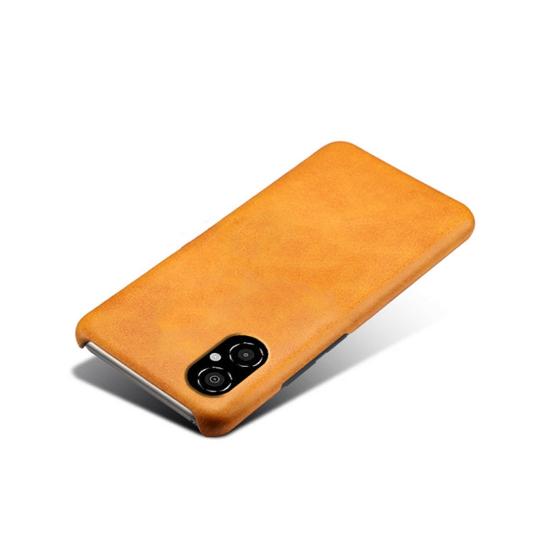 For Xiaomi Poco M4 5G Calf Texture PC + PU Phone Case