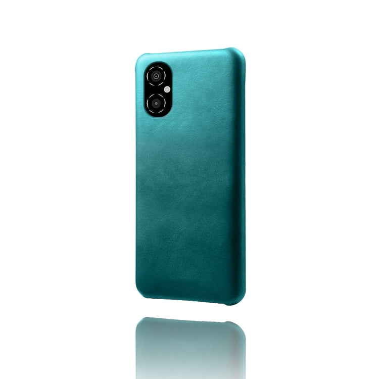For Xiaomi Poco M4 5G Calf Texture PC + PU Phone Case
